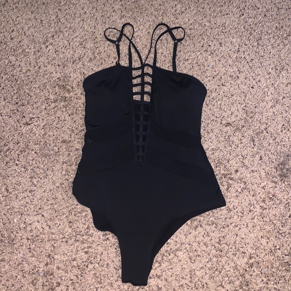 Cute black one piece size small